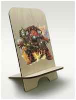 BrutBag Подставка, держатель для телефона из дерева c рисунком, принтом УФ Игры Titanfall (PS, Xbox, PC, Switch) - 2004
