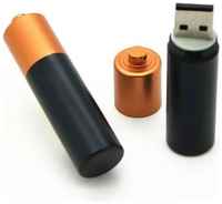 Подарочный USB-накопитель батарейка прикольная флешка 32GB