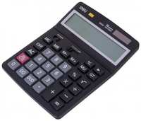 Калькулятор настольный полноразмерный Deli, двойное питание, E39259 , 1 шт