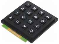 Клавиатура ACCORD KB1604-PNB, Пластмассовая клавиатура, 16, 65x64мм, black, numeric, 1шт