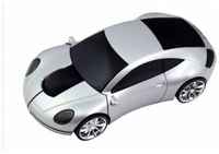 Без ТМ Мышь беспроводная «Lazaro 911» оптическая серебристая машинка в виде автомобиля pors