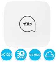 Точка доступа Wi-Tek WI-AP217 2.4  /  5 ГГц, 1.2 Гбит / с (WI-AP217)