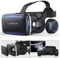 VR SHINECON Очки виртуальной реальности для смартфона с геймпадом /VR очки/ VR очки для телефона/3D очки