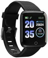 Смарт-часы Digma Smartline H2, 1.3″, черный  /  черный [h2b]
