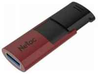 Флеш Диск Netac U182 256Gb NT03U182N-256G-30RE , USB3.0, сдвижной корпус, пластиковая чёрно-красная