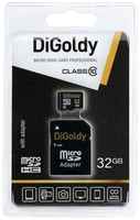 Карта памяти Digoldy microSDHC 4 ГБ Class 10, V10, A1, UHS-I U1, 1 шт., черный