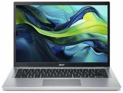 Ноутбук Acer Aspire Go AG14-31P-P7CL NX. KXECD.003, 14″, IPS, Intel N-series N200 1ГГц, 4-ядерный, 8ГБ LPDDR5, 512ГБ SSD, Intel UHD Graphics, без операционной системы, металлический