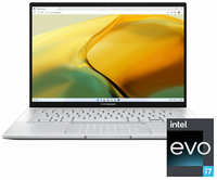 Ноутбук ASUS ZenBook 14 UX3402VA-KP147W Intel i5-1340P/16G/512G SSD/14″ QHD+(2560x1600) IPS /Intel Iris Xe Graphics/Win11 , 90NB10G6-M00F10