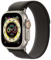 Умные часы Apple Watch Ultra 49 мм Titanium Case Cellular, титановый / черно-серый Trail Loop, M / L