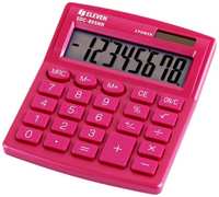 Калькулятор настольный Eleven SDC-805NR-PK, 8 разр, двойное питание, 127*105*21мм