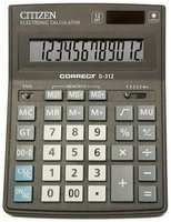 Калькулятор настольный Citizen Correct D-312 12-разрядный, 480259