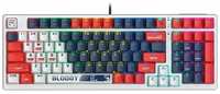 Клавиатура A4Tech Bloody S98 Sports Navy синий / белый