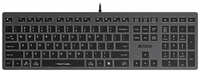 Клавиатура A4Tech Fstyler FX60 серый USB slim LED (FX60 GREY  /  WHITE), 1777602