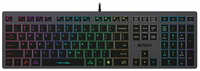 Клавиатура A4Tech Fstyler FX60 серый USB slim LED (FX60 GREY  /  NEON), 1777601