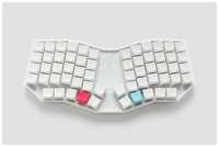 Ergohaven Механическая клавиатура Planeta (Gateron Brown + XDA белые кейкапы)