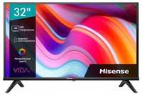 Телевизор LED Hisense 32″ 32A4K Frameless черный HD 60Hz DVB-T DVB-T2 DVB-C DVB-S DVB-S2 USB WiFi Smart TV (RUS)