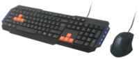Клавиатура и мышь комплект Ritmix RKC-055 чёрная