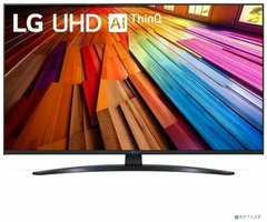 LG Телевизор LG 43″ 43UT81006LA. ARUB черный Ultra HD 60Hz DVB-T DVB-T2 DVB-C DVB-S2 USB WiFi Smart TV чёрный
