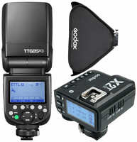 Вспышка Godox TT685IIS + синхр X2T-S + Софт Godox 80 для Sony