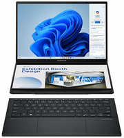 Ноутбук ASUS ZenBook DUO(2024) UX8406MA-QL344X Ultra 9-185H / 32G / 1T SSD / 14″x2 FHD(1920x1200)OLED Touch / Intel Arc / Win11 Pro Серый, 90NB12U1-M00JE0