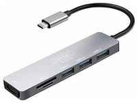 Хаб Earldom ET-W18 Type C на HDMI + 3xUSB3.0 + SD + TF