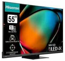 Телевизор HISENSE Телевизор LED Hisense 55″ 55U8KQ 4K Ultra HD 120Hz DVB-T DVB-T2 DVB-C DVB-S DVB-S2 USB WiFi Smart TV
