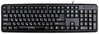 Клавиатура OKLICK 180M Black USB черный, английская / русская (ISO)