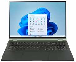 Ноутбук LG Gram 16 2in1 2023 16T90Q (Intel Core i5-1240P / 16″ / 2560x1600 Touch / 16GB / 512GB SSD / Intel Iris Xe Graphics / Win 11 Home) Green