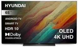 Hyundai LCD, LED телевизоры Яндекс Hyundai 65″ H-LED65OBU7700 Android TV Frameless / 4K Ultra HD 120Hz DVB-T DVB-T2 DVB-C DVB-S DVB-S2 USB WiFi Smart TV