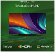 Телевизор LED Digma Pro 43″ UHD 43C Smart Android TV Frameless черный / черный / 4K Ultra HD / DVB-T / 120Hz