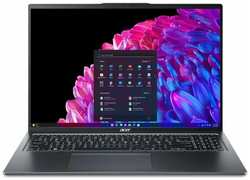 Ноутбук Acer Swift Go SFG16-72-50UC, 16″ (2560x1600) IPS / Intel Core Ultra 5 125H / 16 ГБ DDR5 / 1024 ГБ SSD / Intel Arc Graphics / Windows 11 Home, Черный (NX. KUBCD.002)
