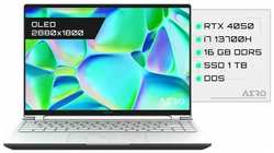 14″ Игровой ноутбук Gigabyte AERO 14 OLED , Intel Core i7-13700H (2.4 ГГц), RAM 16 ГБ, SSD, 1024 ГБ, NVIDIA GeForce RTX 4050 для ноутбуков (6 Гб), Без системы, (BMF-72KZBB4SD)