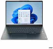 Ноутбук Lenovo 82SN0043RK IdeaPad 5 Pro 16ARH7 16″ WQXGA(2560x1600) IPS 120Hz/AMD Ryzen 5 6600HS 3,3Ghz Hexa/16GB/512GB/Integrated/Wi-Fi 6/BT5.1/IR & 1080p+ToF Sensor/BKLT/DOS/1Y/Storm