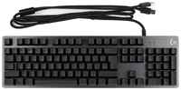 Игровая беспроводная клавиатура Logitech G512 Carbon черный, русская
