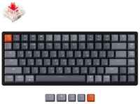 Беспроводная механическая клавиатура Keychron K2, 84 клавиши, алюминиевый корпус, RGB подсветка, Hot-Swap, Gateron Switch