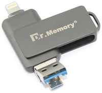 Флешка USB Dr. Memory 051 4GB, USB 3.0, черный