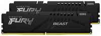 Оперативная память Kingston Комплект памяти DDR5 DIMM 32Gb (2x16Gb), 4800MHz, CL38, 1.1V FURY Beast Black (KF548C38BBK2-32) 2x16 ГБ (KF548C38BBK2)