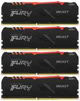 Оперативная память Kingston Fury Beast RGB (KF436C17BBAK4 / 32) 4x8 ГБ (KF436C17BBAK4 / 32)
