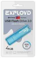 Флешка USB 2.0 Exployd 4 ГБ 620 ( EX-4GB-620-Blue )
