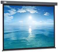 Рулонный серый экран cactus Wallscreen CS-PSW-104X186-SG, 87″, белый