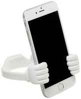 Luazon Home Подставка для телефона LuazON, в форме рук, регулируемая ширина, белая