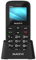 Телефон MAXVI B100DS, 2 SIM, черный