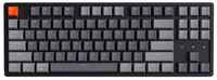 Игровая беспроводная клавиатура Keychron K8 RGB Aluminum Frame Gateron Red, черно-серый