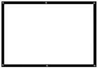 Натяжной экран для проектора GOZHY /55″ /1:1 / 1*1 м. (диагональ 141 см., настенный, тканевый)