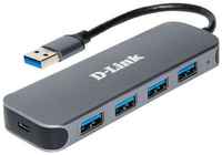 Разветвитель USB 3.0 D-Link DUB-1341 / C2A 4 х USB 3.0 USB Type-C черный