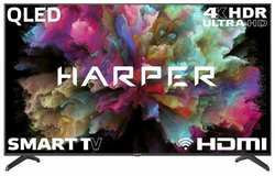 Телевизор 75″ Harper 75Q850TS (4K UHD 3840x2160, Smart TV) черный
