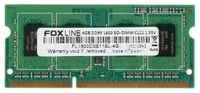 Оперативная память Foxline 4 ГБ DDR3L SODIMM CL11 FL1600D3S11SL-4G
