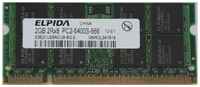 Оперативная память Elpida 2 ГБ DDR2 800 МГц SODIMM CL6 EBE21UE8ACUA-8G-E