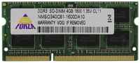Neo forza Оперативная память neoforza 4 ГБ DDR3 1600 МГц SODIMM CL11 NMSO340C81-1600DA10