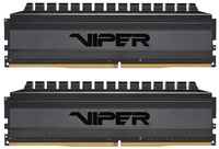 Оперативная память Patriot Memory VIPER 4 BLACKOUT 8 ГБ (4 ГБ x 2 шт.) DDR4 3200 МГц DIMM CL16 PVB48G320C6K